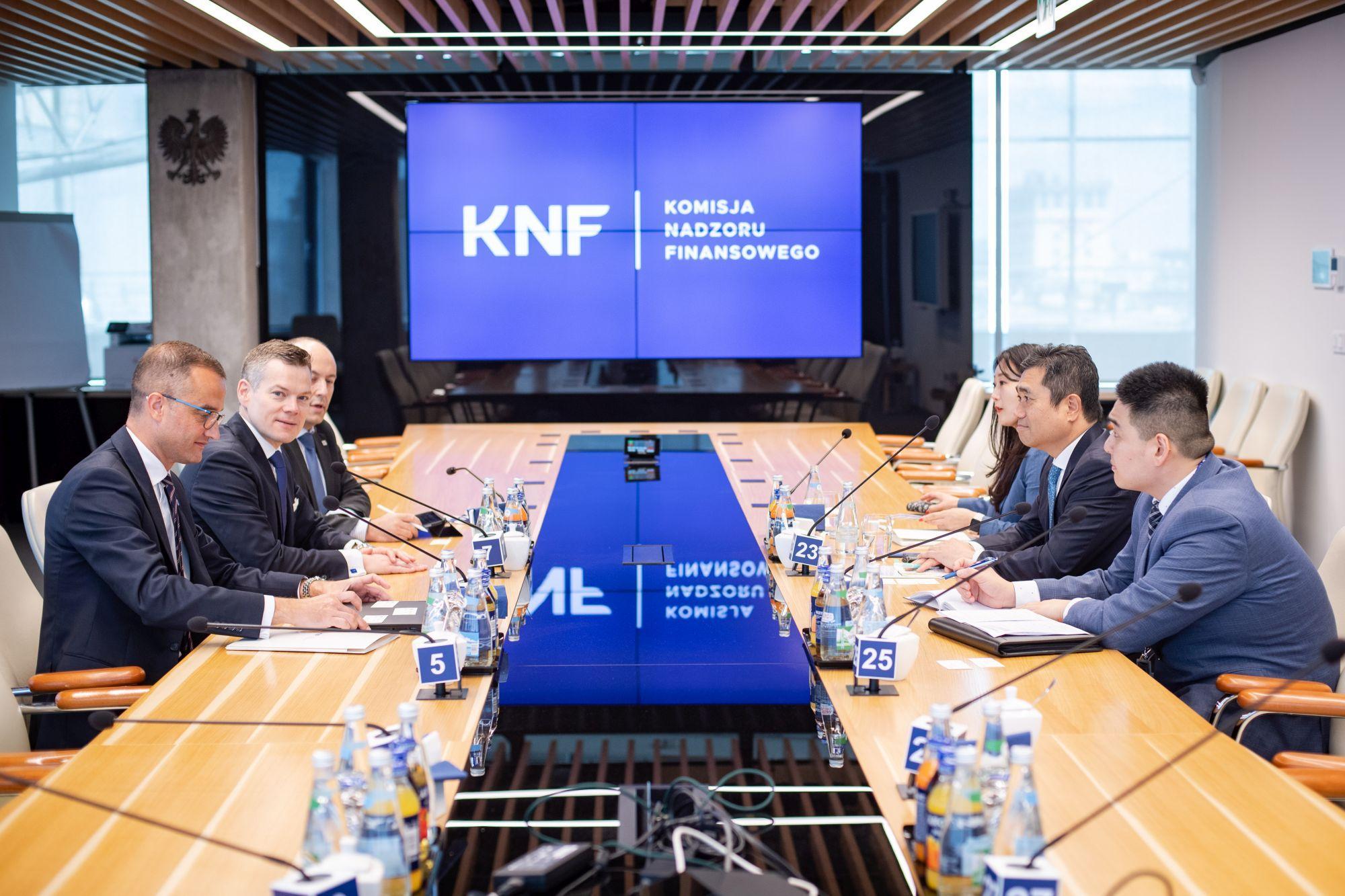 A meeting between Chair of the KNF Ambassador of the Republic of Korea in Poland A meeting between Chair of the KNF Ambassador of the Republic of Korea in Poland
