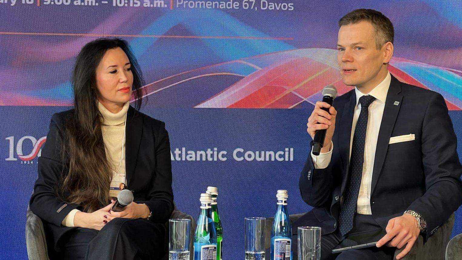 Jacek Jastrzębski speaks to microphone