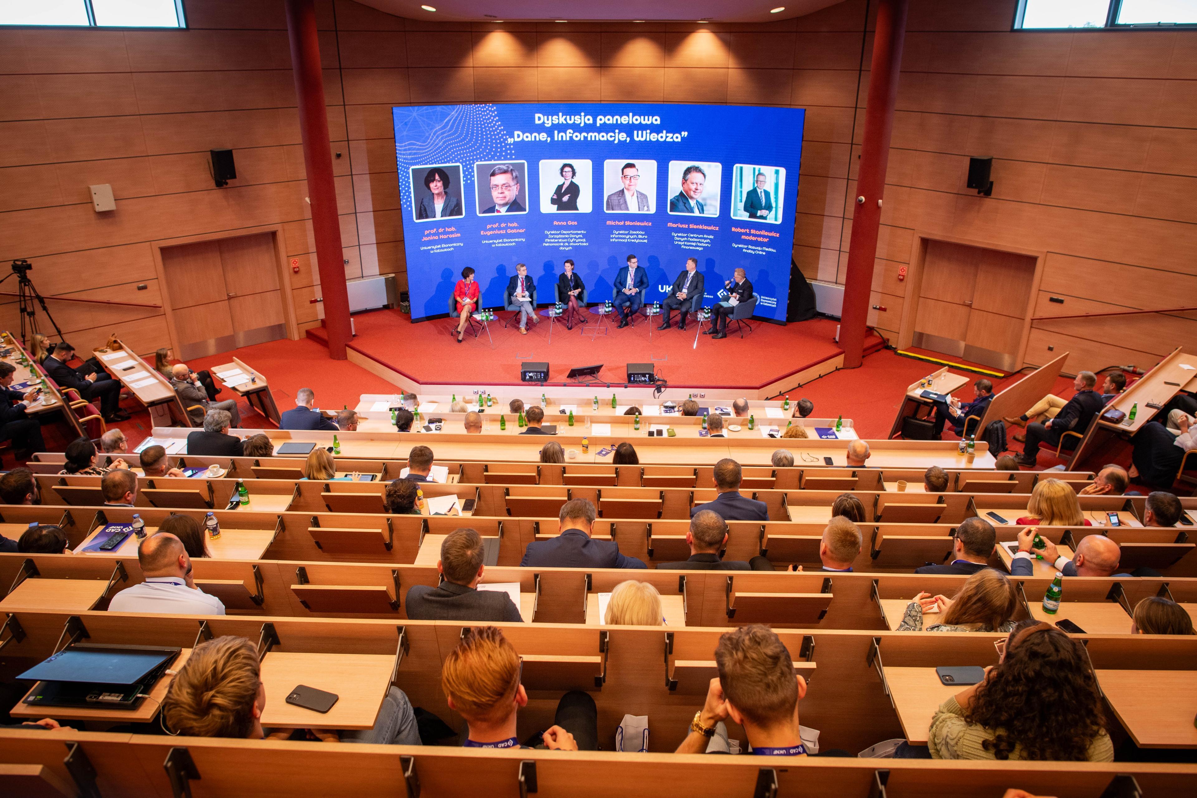 Photo of audience and stage