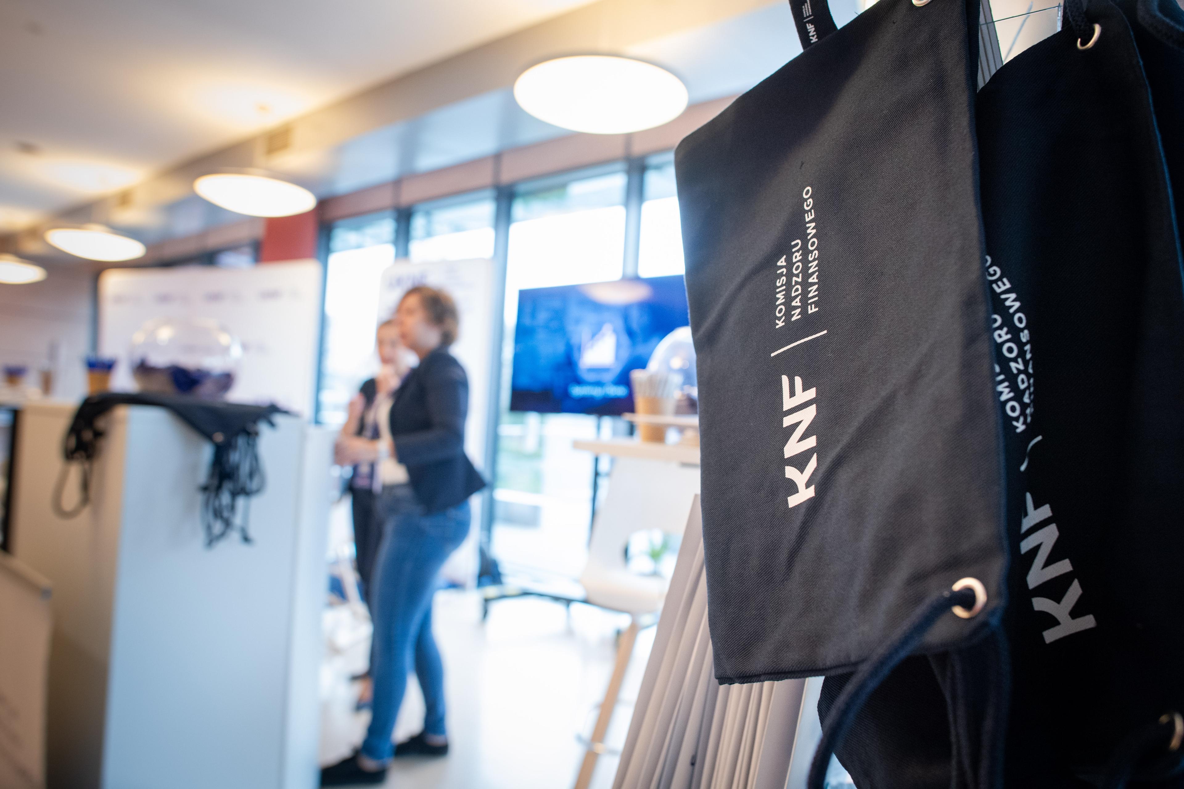 Bags with KNF logotype