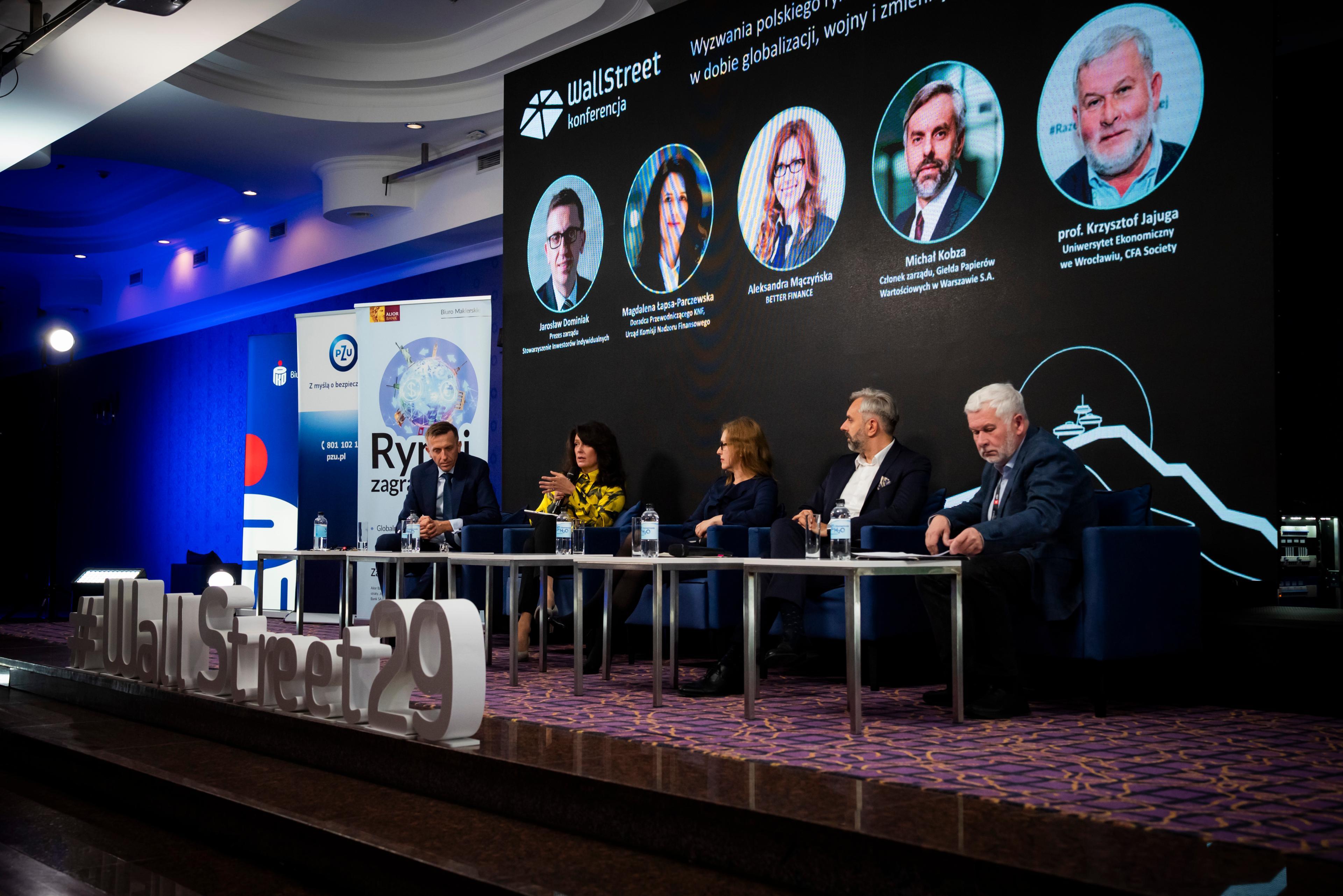 debate participants on stage