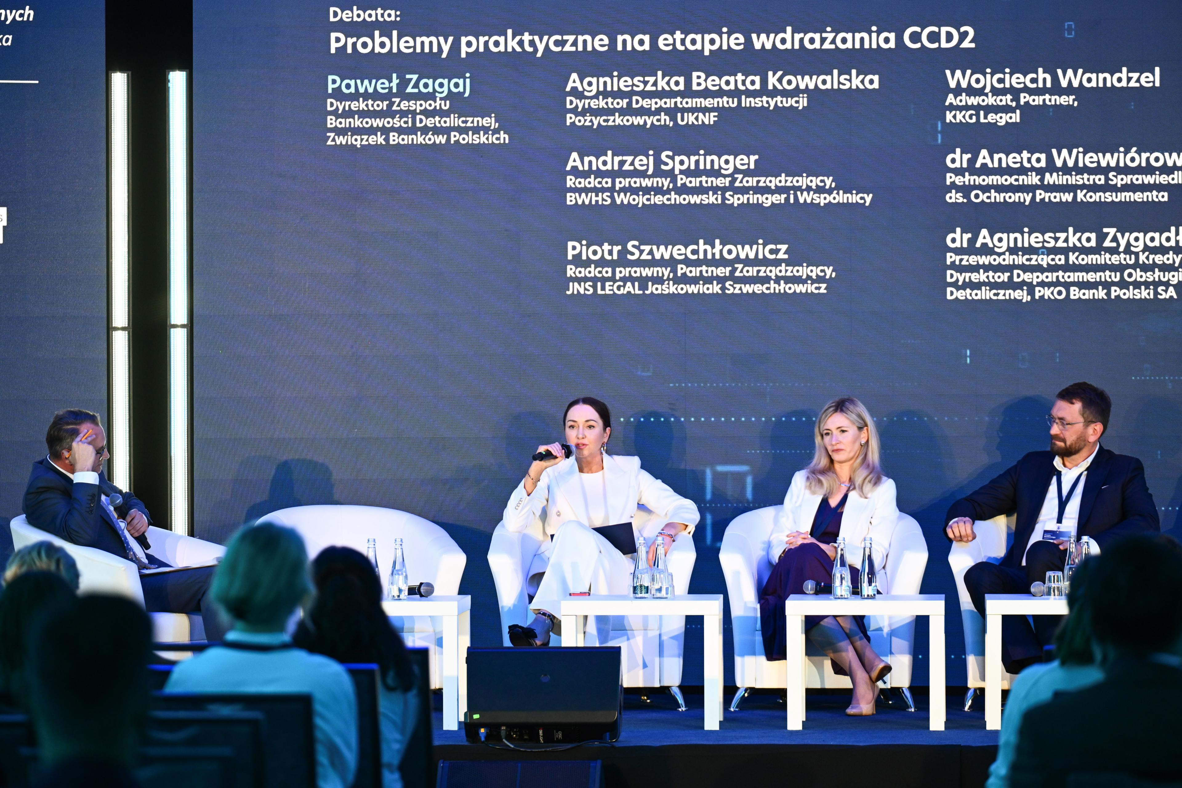 Agnieszka Beata Kowalska w debecie o CCD2 podczas Kongresu Prawa Bankowego ZBP_3