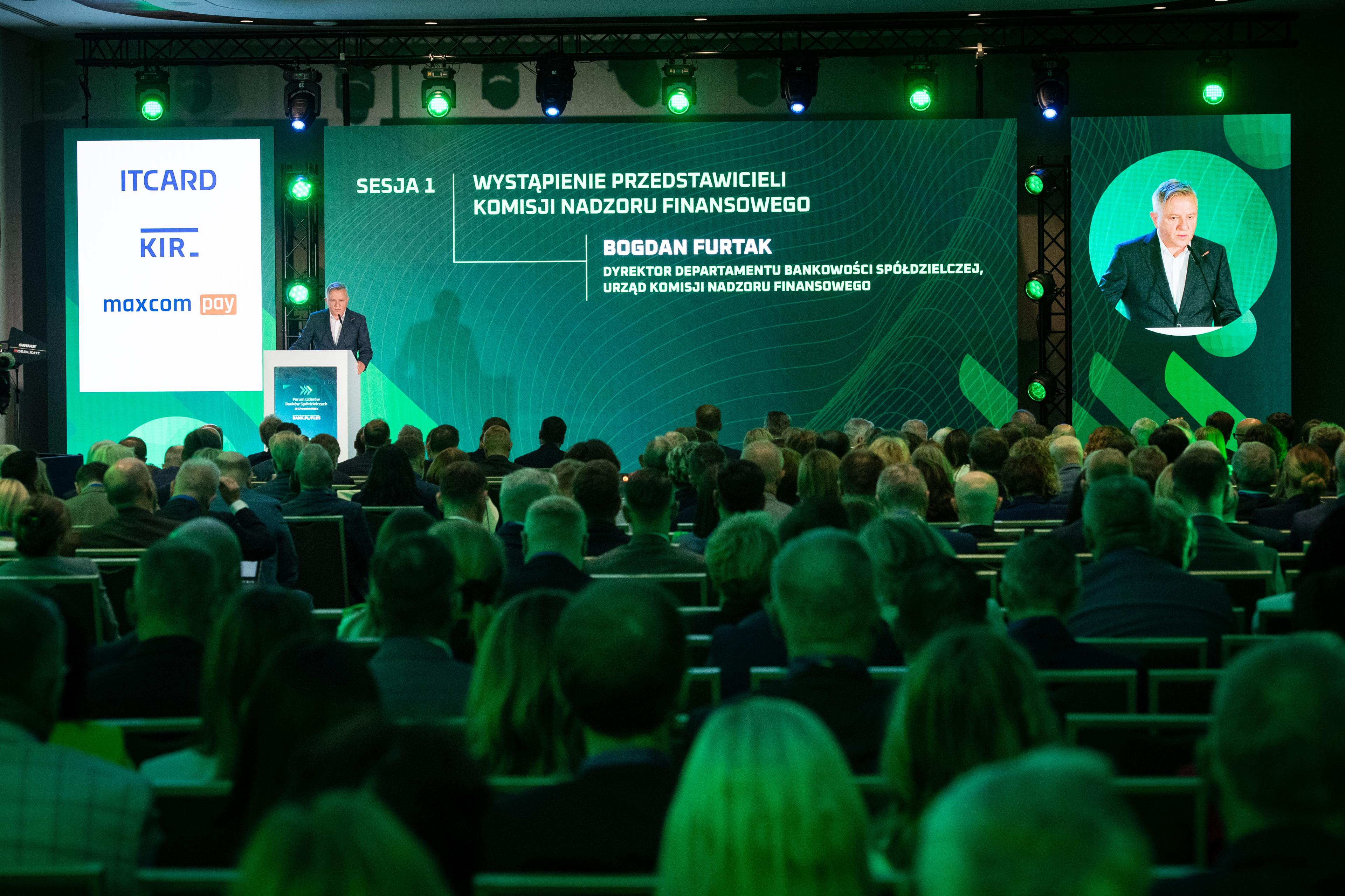 Bogdan Furtak podczas Forum Liderow Banków Spółdzielcych