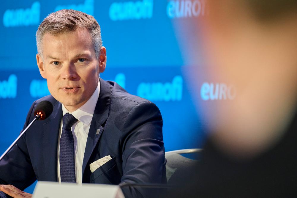 Jacek Jastrzębski w panelu podczas Eurofi 2026