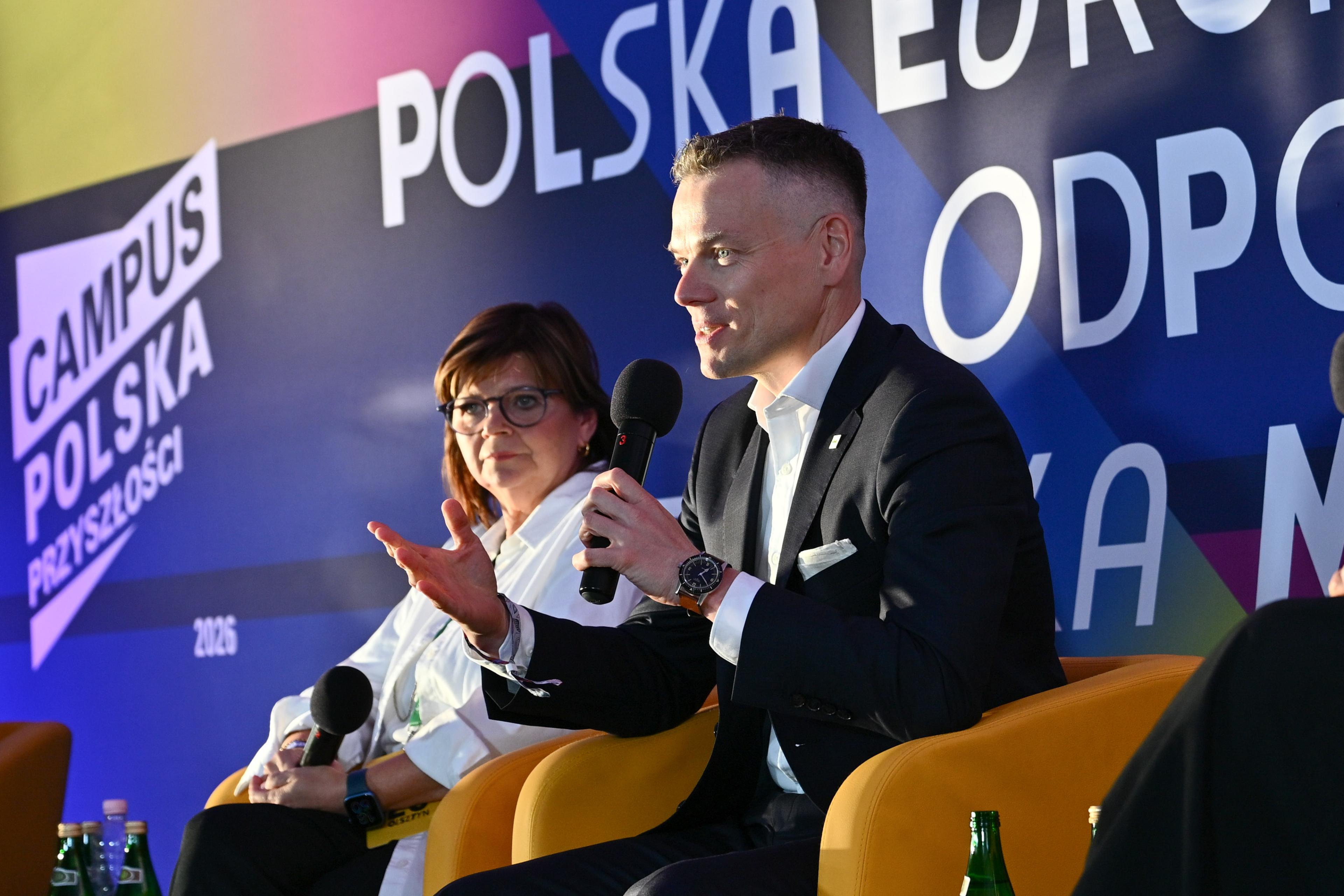 Jacek Jastrzębski wystąpił w panelu podczas Campus Polska Przyszłości 2026_1