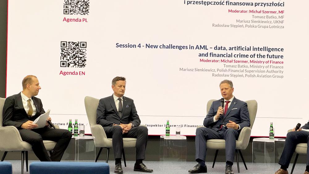 Mariusz Sienkiewicz w debacie GIIF o nowych wyzwaniach i narzędziach w obszarze AML_1