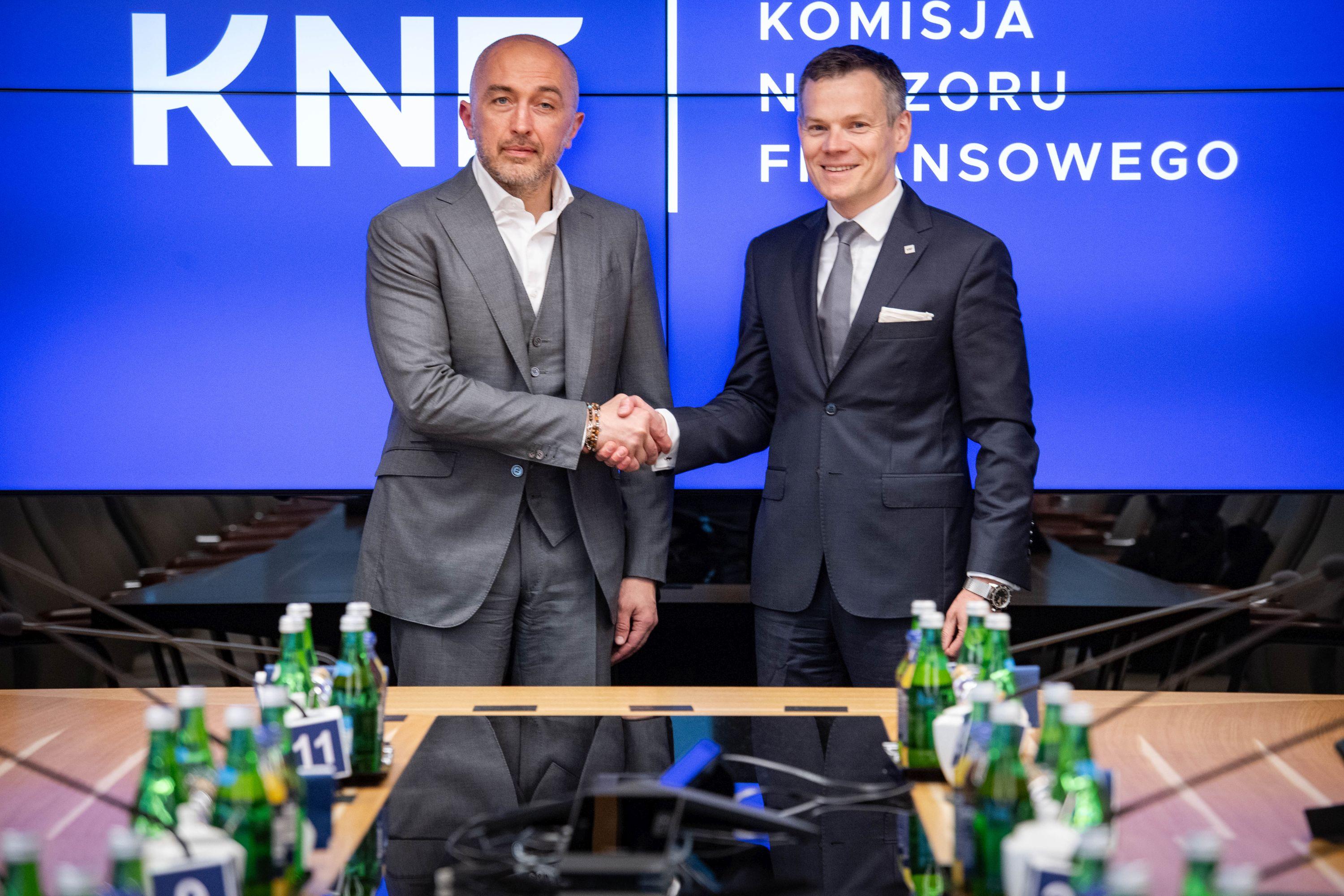 Przewodniczący KNF podczas spotkania z Prezesem Narodowego Banku Ukrainy Przewodniczący KNF podczas spotkania z Prezesem Narodowego Banku Ukrainy