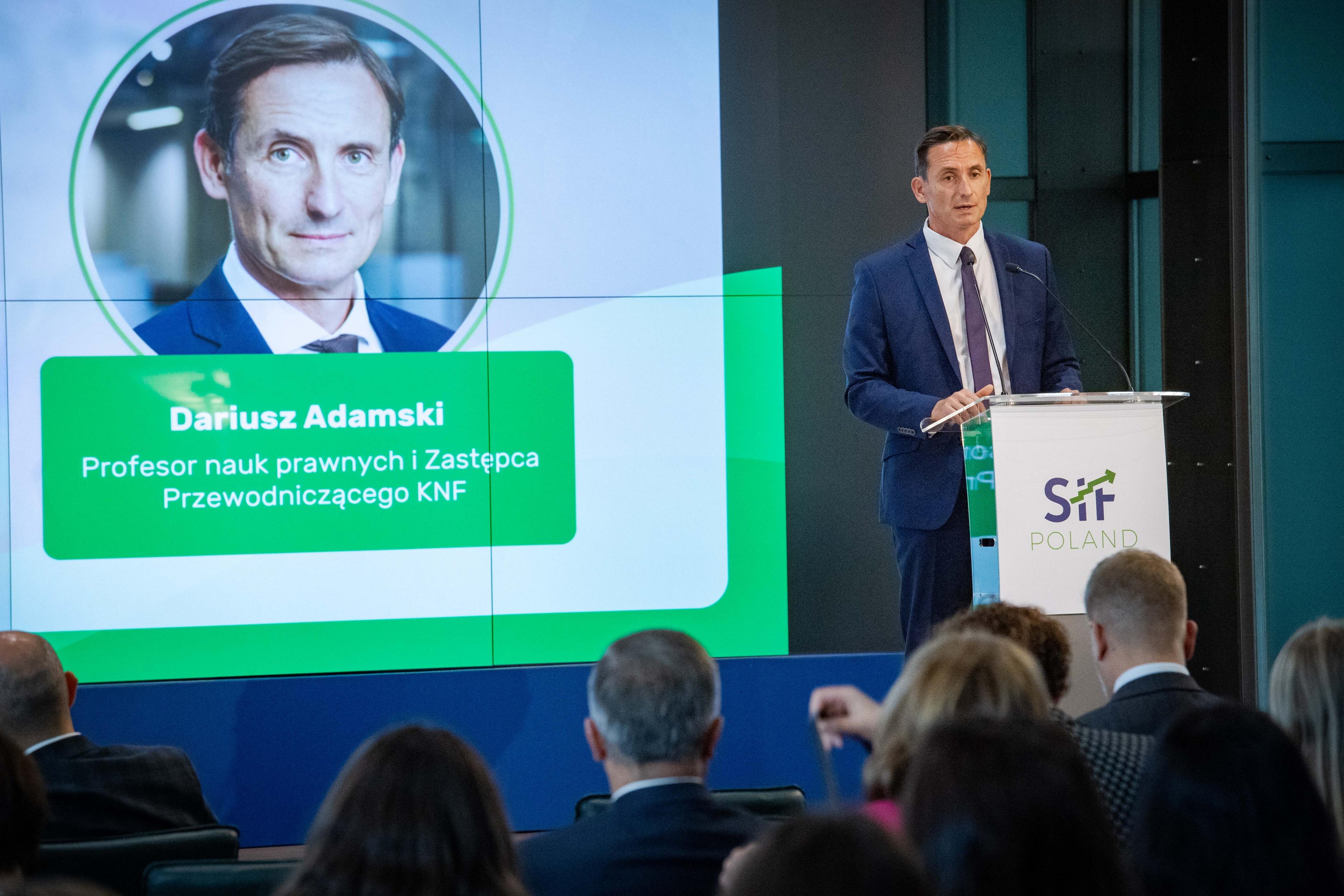 Zastępca Przewodniczącego KNF - wystąpienie podczas Sustainable Finance Forum