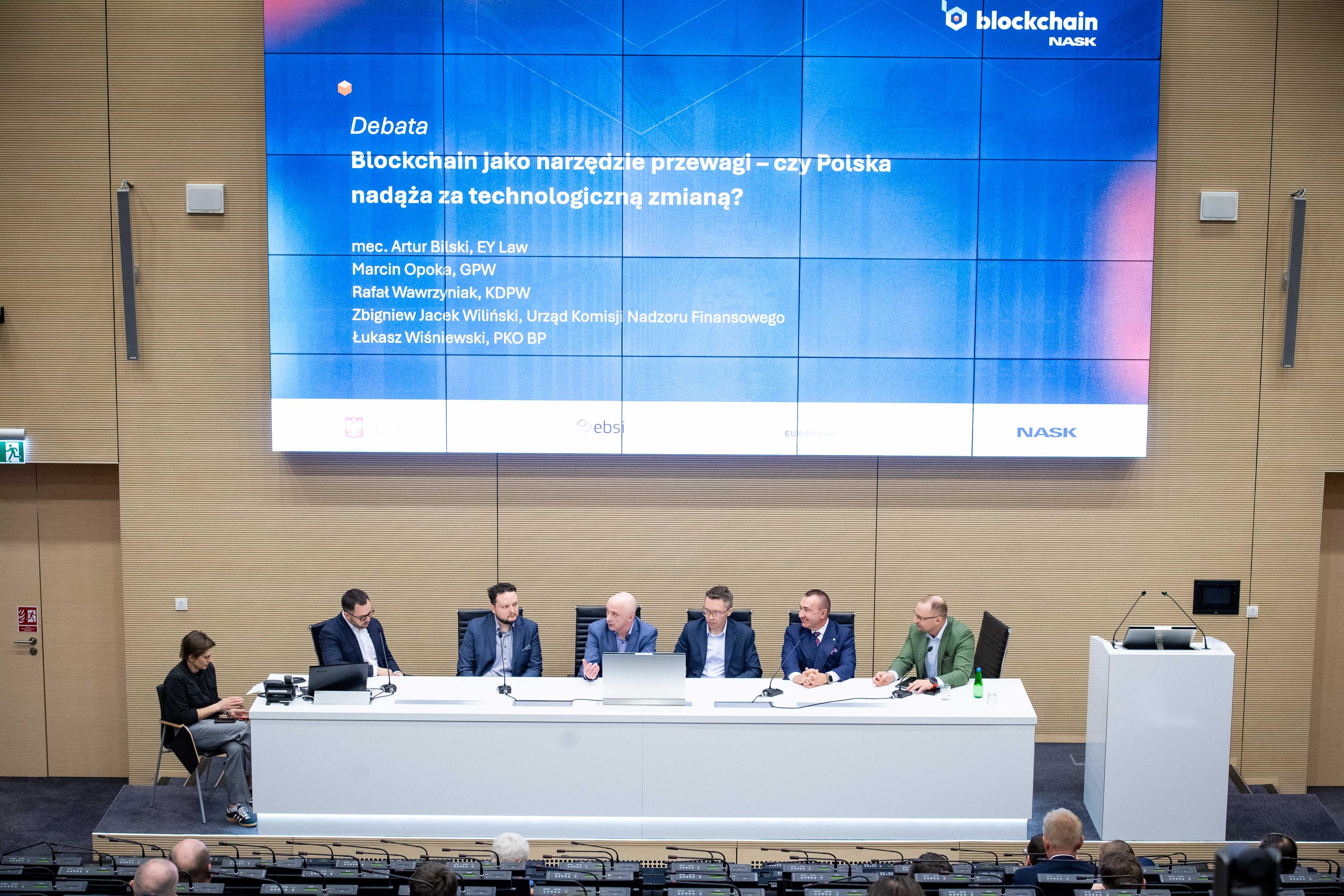 Zbigniew Wiliński podczas debaty NASK