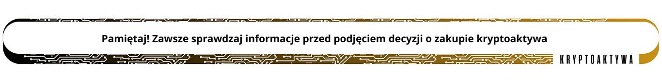 tekst o weryfikowaniu informacji otoczona złotym paskiem z napisem kryptoaktywa tekst o weryfikowaniu informacji otoczona złotym paskiem z napisem kryptoaktywa